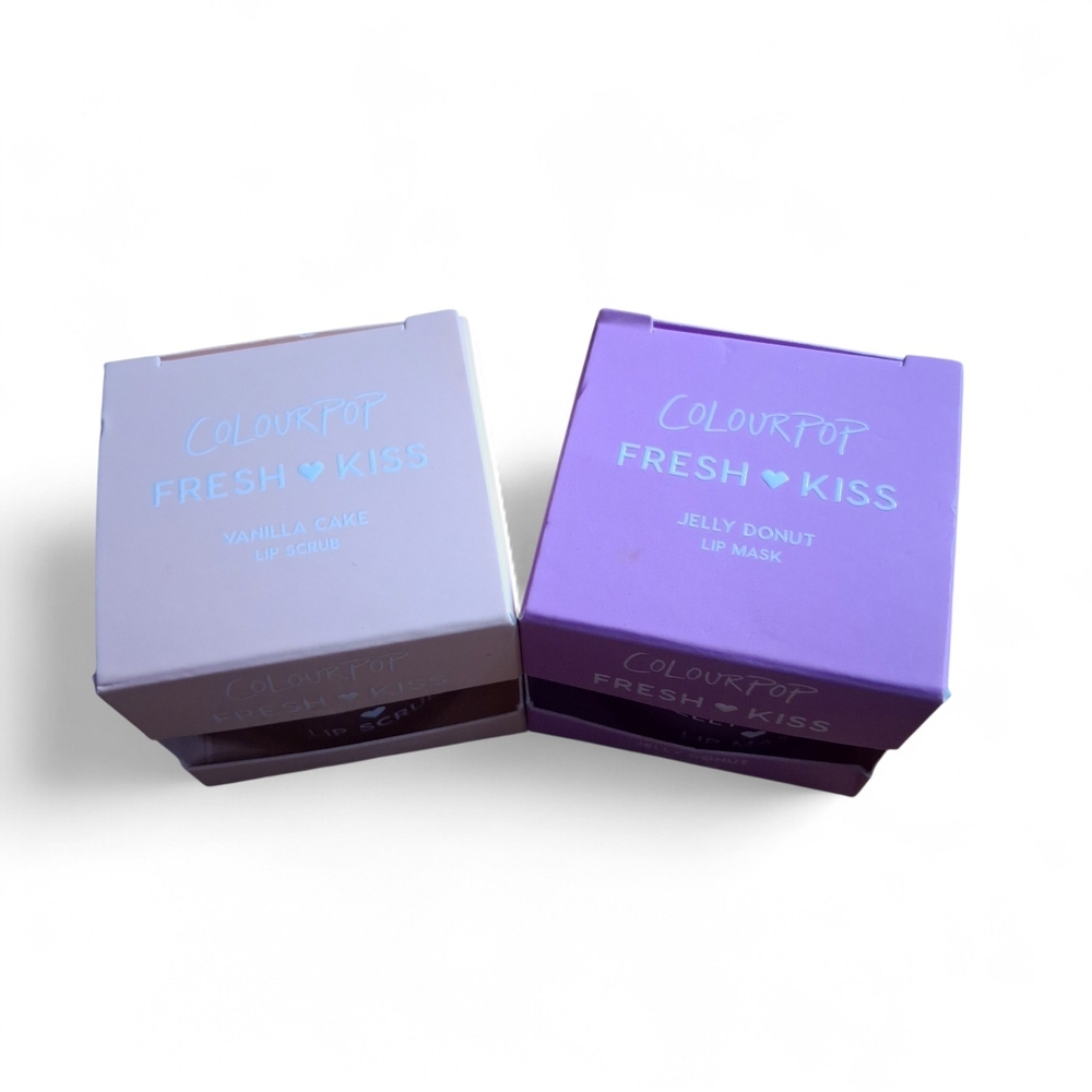 🆕️ ColourPop Fresh Kiss Lip Duo - Jelly Donut & Vanilla Cake  scrub & mask - Picture 4 of 4